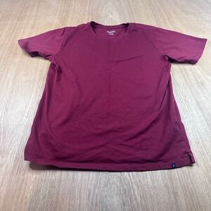 Pendleton Mens Medium Burgundy Cotton T Shirt Classic Crewneck USA Heritage
